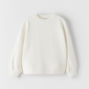 NWT Zara 8Y ecru sweatshirt